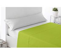 Miracle Home Lenzuolo sopra Regolabile, Morbido e Confortevole, Pistacchio, Letto da 135 cm