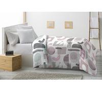 Miracle Home. Piumino reversibile Elva in microfibra 360 g/m², morbido e traspirante, ideale per inverno, autunno e primavera. 250 x 260. Letto da 150.