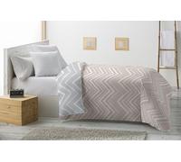 Miracle Home. Piumino reversibile Nessa in microfibra 360 g/m², morbido e traspirante, ideale per inverno, autunno e primavera. 230 x 260. Letto da 135.