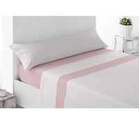 Miracle Home. Set di lenzuola Turcia. Set di 4 pezzi, lenzuolo con angoli regolabili, sopra e 2 federe. Anti-peeling. 50% cotone/50% microfibra spazzolata. Rosa. 180 x 200. Letto da 180