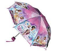 Miracle Tunes Ombrello Pieghevole, Bambina, Multicolore