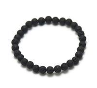 Miracles Minéraux Bracciale Perle Pietre Naturali - Energia & Equilibrio | Perline tonde 4-12 mm secondo la variante, elastico per polsi circa 17-19 cm, montato a mano vicino a Parigi