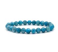 Miracles Minéraux Bracciale Perle Pietre Naturali - Energia & Equilibrio | Perline tonde 4-12 mm secondo la variante, elastico per polsi circa 17-19 cm, montato a mano vicino a Parigi