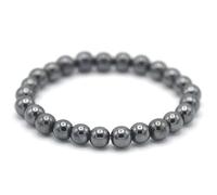 Miracles Minéraux Bracciale Perle Pietre Naturali - Energia & Equilibrio | Perline tonde 4-12 mm secondo la variante, elastico per polsi circa 17-19 cm, montato a mano vicino a Parigi
