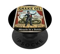 Miracolo dell'olio di serpente in una bottiglia PopSockets PopGrip Adesivo