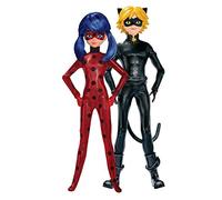 Miraculous 10.5-Inch Fashion Doll 2-Pack, Ladybug and Cat Noir