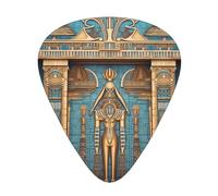 Miraculous affrescoes Plettri per chitarra di dimensioni sottili, medie e spesse, set da 12 pezzi, adatti per chitarra elettrica e strumenti vari