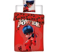 Miraculous Coccinella 'Bambina Potenza' Copripiumino E Federa Singolo (U.S