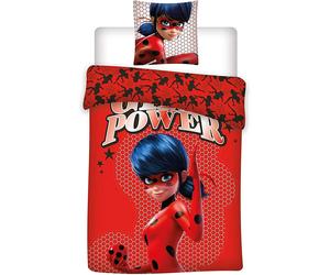 Miraculous Coccinella 'Bambina Potenza' Copripiumino E Federa Singolo (U.S