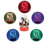 MIRACULOUS FUN HOUSE 713509 LADYBUG Luce notturna a pressione H.11,5 x Ø 7,5 cm per bambini