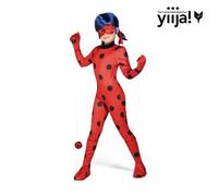 Mom Lady Bug Children´s Costume With Wig Rosso 12-14 Years Bambini