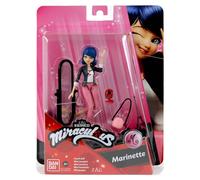 Bandai Bambola Miraculous Ladybug Marinette – 12 cm articolata con accessori e Kwami