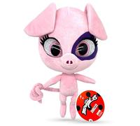 Miraculous Ladybug - Kwami Mon Ami Daizzi, peluche per bambini da 24 cm, peluche morbidissimo con occhi in resina, brillantini e lucentezza, cuciture dettagliate (Wyncor)