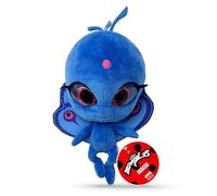 Miraculous Ladybug - Kwami Mon Ami Duusu, peluche per bambini da 24 cm, peluche morbidissimo con occhi in resina, brillantini e lucentezza, cuciture dettagliate (Wyncor)