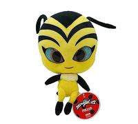 Miraculous Ladybug - Kwami Mon Ami Pollen, peluche per bambini da 24 cm, peluche morbidissimo con occhi in resina, brillantini e lucentezza, cuciture dettagliate (Wyncor)
