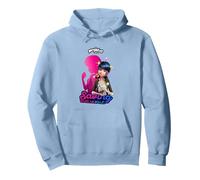 Miraculous Ladybug London Chronobug Saving The World Felpa con Cappuccio, Unisex per Adulti, Blu Polveroso, S