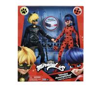 Miraculous Ladybug Mission Accomplished Ladybug e Chat Noir 2-Pack Bambole di Playmates Toys