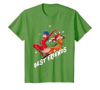 Miraculous - Ladybug Rena Rouge Best Friends Maglietta, Bambini, Erba, 6 Anni