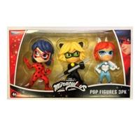 Miraculous ladybug - set 3 figurine versione pop