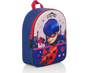 Miraculous Ladybug Zaino 3D Super Secret - Zainetto per bambini | Scuola | Asilo - Colore Blu - dimensioni - 31x25x12 cm