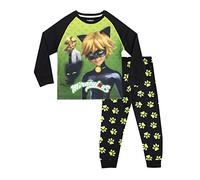 Miraculous Pigiama per Ragazzi Cat Noir Multicolore 8-9 Anni