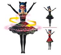 Miraculous Playmates Toys - Bambola alla Moda Hero Switch, Coccinella, 26,7 cm