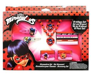 Miraculous Set Accessori, 18 Pezzi per Bambini, 65979
