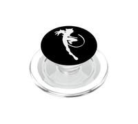 Miraculous Silhouette Cat Noir Artigli Out (bianco) PopSockets PopGrip per MagSafe