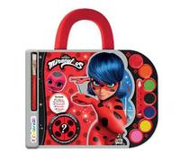 Valigetta acquerelli. I colorelli. Miraculous. Ediz. a spirale. Con acquerelli, pennello, pastello a cera bianco e sorpresa