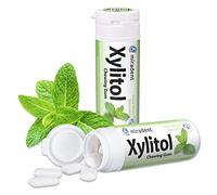 Miradent Xylitol Gomma da masticare dentale chewing gum 30 pezzi di latta menta (6x 30g)