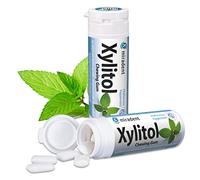 Miradent Xylitol Gomma da masticare Gomma da masticare 30 pezzi di stagno menta piperita (6x30g)