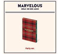 MIRAE 3rd Mini Album [Marvelous] Party Ver. CD + P. libro + scheda 3p + adesi...