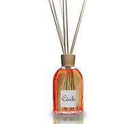 MIRAFLORES ORIGINAL Diffusore Profumato per Ambiente Cécile Arancia e Cannella 100 ml - con 9 Bastoncini di bambù - Profumo Intenso e Duraturo - Profuma la Casa Interni - Piccoli e i Grandi Ambienti