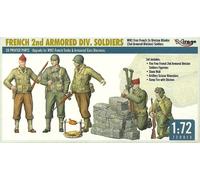 Mirage 1/72 (20mm) WWII Francese 2nd Blindato Divisione Soldati