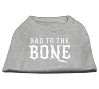 Mirage Bad To The Bone - Camicia per cani, taglia M, grigio