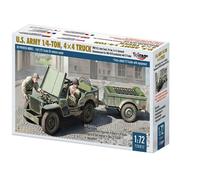 Mirage Hobby 720012 - 1:72 U.S. ARMY 1?4?TON, 4×4 TRUCK - Nuovo