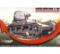 Mirage Hobby - Vickers Armstrong 6TON MK F/B Light Tank Modello Kit 1:35