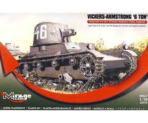 Mirage Hobby - Vickers Armstrong 6TON MK F/B Light Tank Modello Kit 1:35