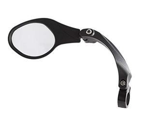 Mirage - Specchietto retrovisore per bici elettrica e bicicletta, unisex, regolabile, nero, S