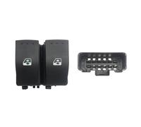 Miraglio Pulsantiera alzavetri 121/RNB76001 – 2 interruttori ant. SX, 10 pin, nero – Renault Trafic