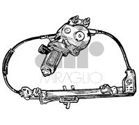 MIRAGLIO 30/775: ALZACRISTALLO ELETT. P/DS FIAT BRAVA 95->01 5P