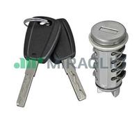 BLOCCHETTO CILINDRETTO CON CHIAVI SERRATURA FIAT PANDA DOBLO PUNTO DX = SX