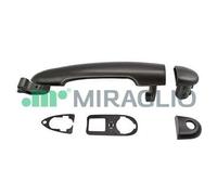 Per Renault Modus dal 2004> Maniglia Est Posteriore Sx Nera in Plastica