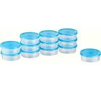 MiraHome Mini-contenitore da freezer rotondo 10x10x3,5 cm (0,2l (12 Pz))