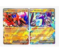 Miraidon Ex & Koraidon Ex - Scarlet & Violet - Pokemon Card Lot - SVP028 & SVP029 - Black Star Promo