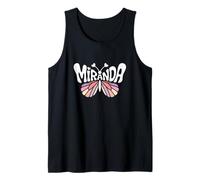 Miranda Butterfly - Personalizzato Carino Nome Word Art Canotta