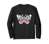 Miranda Butterfly - Personalizzato Carino Nome Word Art Maglia a Manica