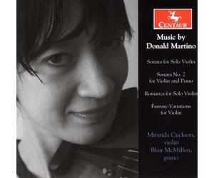 Miranda Cuckson Sonata for Solo Violin / Sonata No. 2 for Violin (CD)