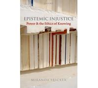 Miranda Fricker Epistemic Injustice (Copertina rigida)