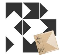 MIRANDELA Piastrella piatto riutilizzabile Stencil Geometrica